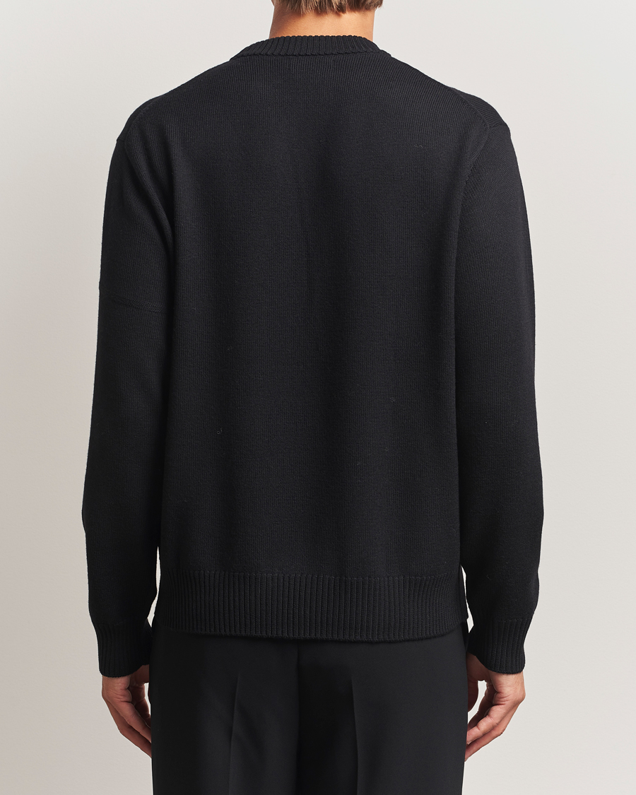 Herren | Pullover | J.Lindeberg | Kino Merino Crew Neck Black