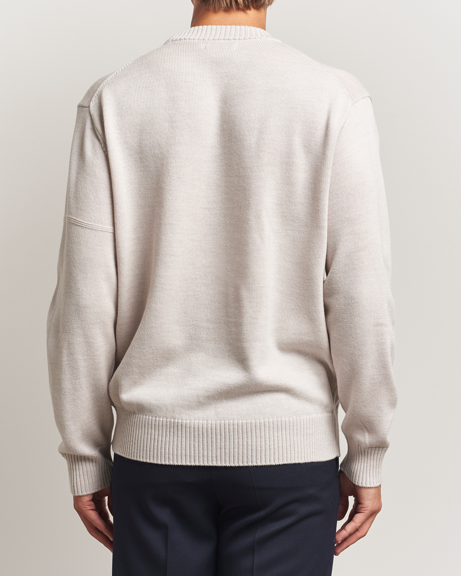 Herren | Pullover | J.Lindeberg | Kino Merino Crew Neck Moonbeam Melange