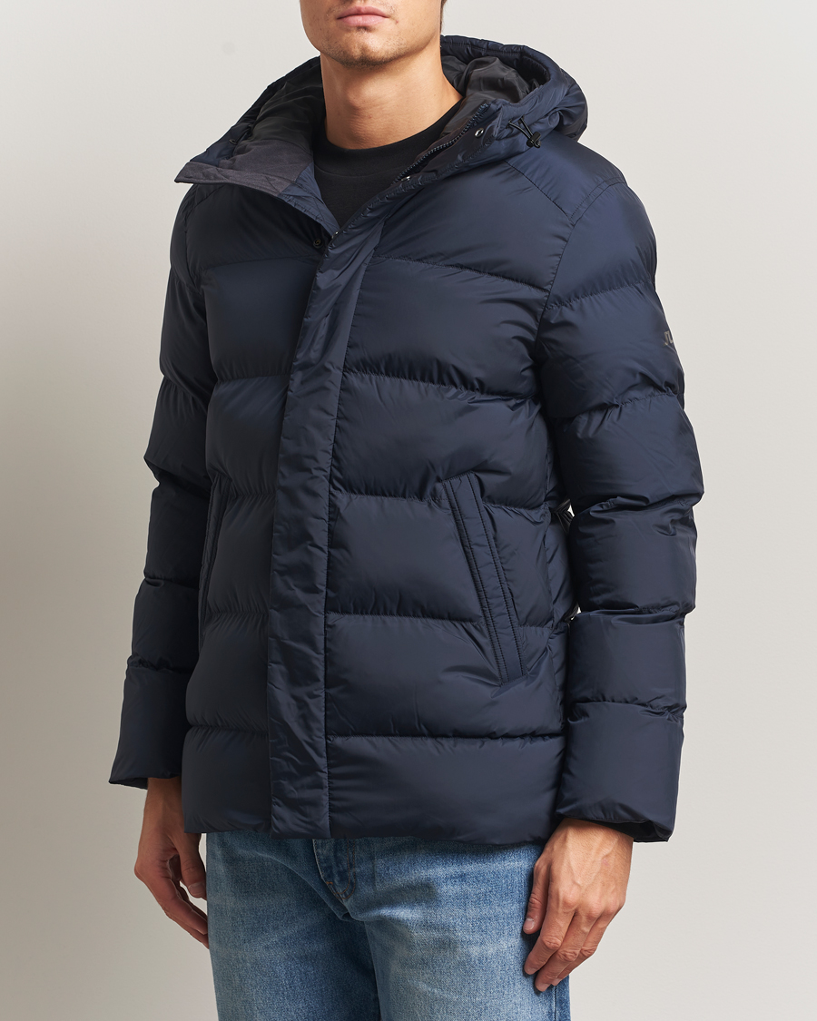 Herren | Jacken | J.Lindeberg | Padded Hooded Jacket Navy