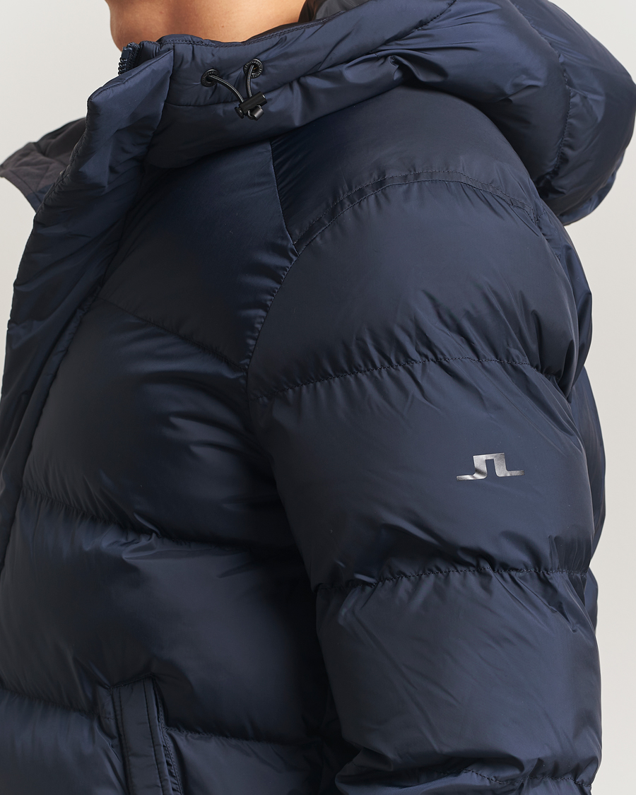 Herren | Jacken | J.Lindeberg | Padded Hooded Jacket Navy