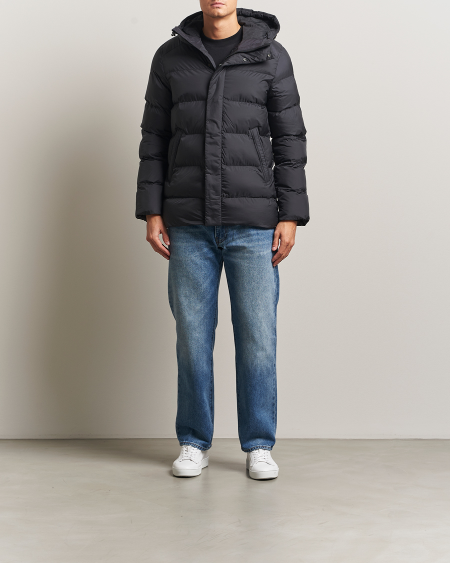 Herren | Jacken | J.Lindeberg | Padded Hooded Jacket Black