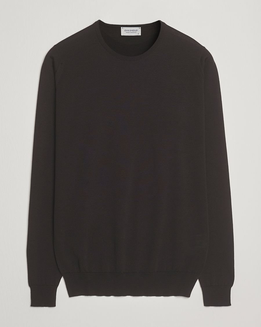 Herren | Pullover | John Smedley | Lundy Extra Fine Merino Crew Neck Faulkner Brown