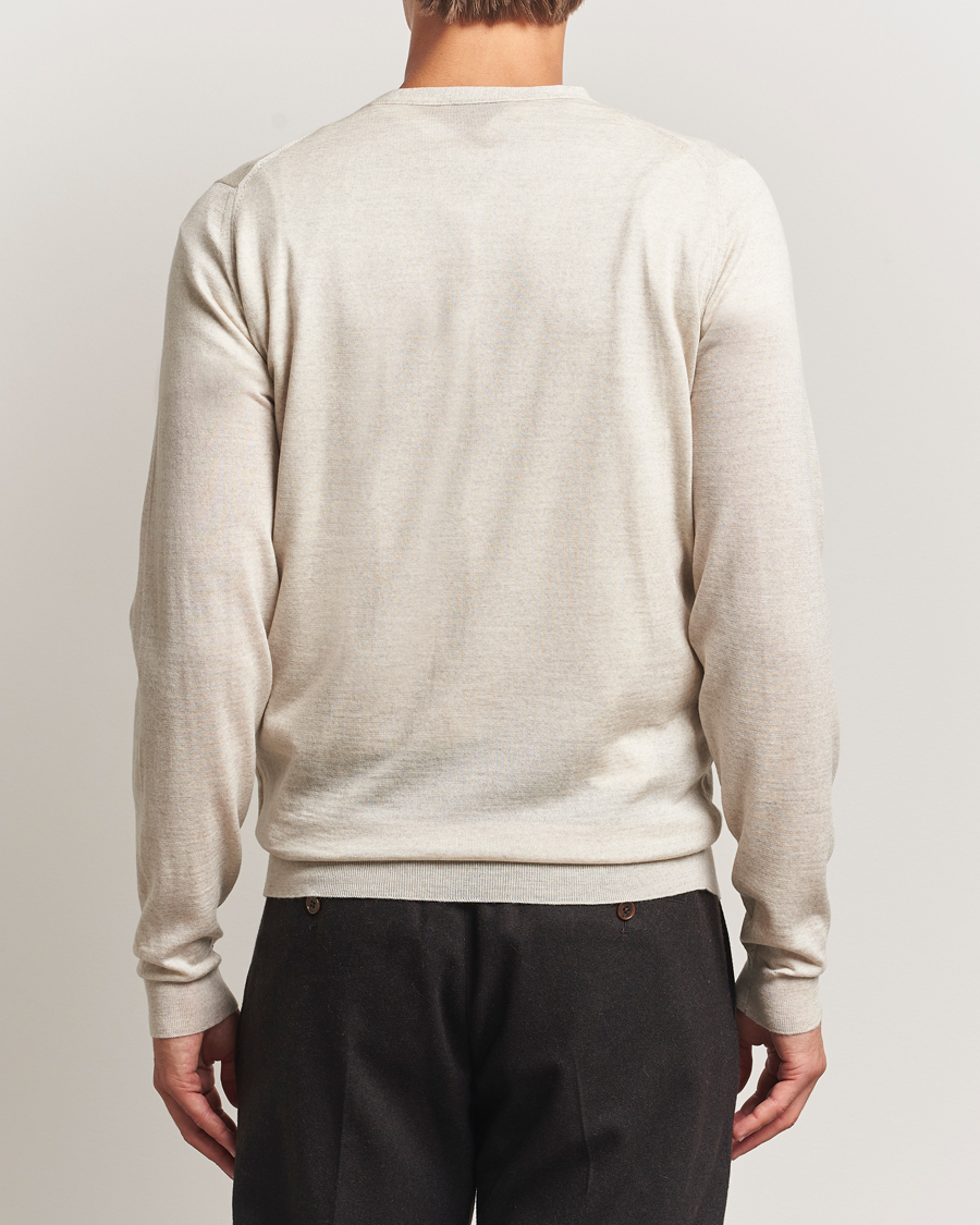Herren | Pullover | John Smedley | Petworth Extra Fine Merino Cardigan Grey Fleece