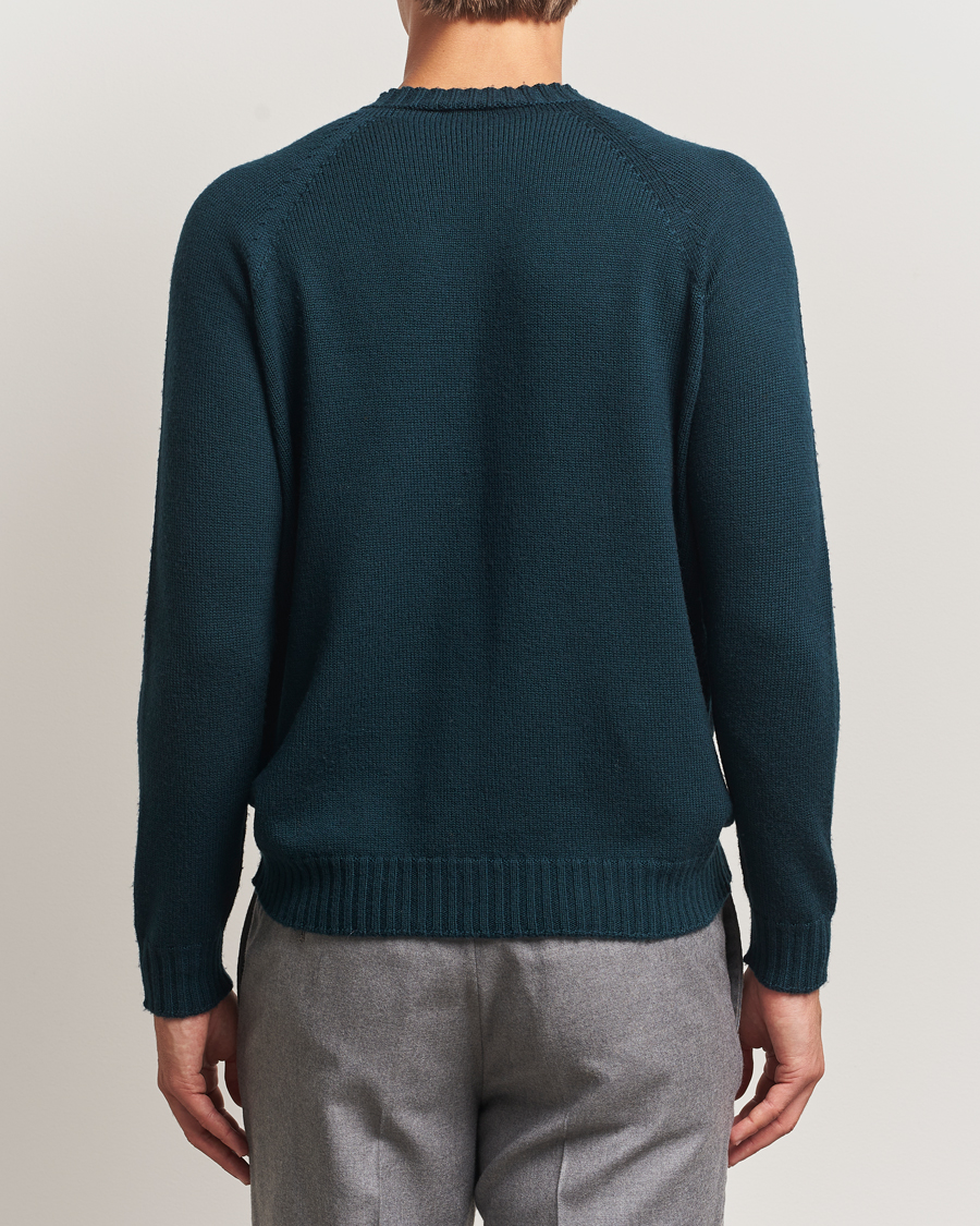 Herren | Pullover | John Smedley | Denver Extra Fine Merino Crew Neck Richardson Green