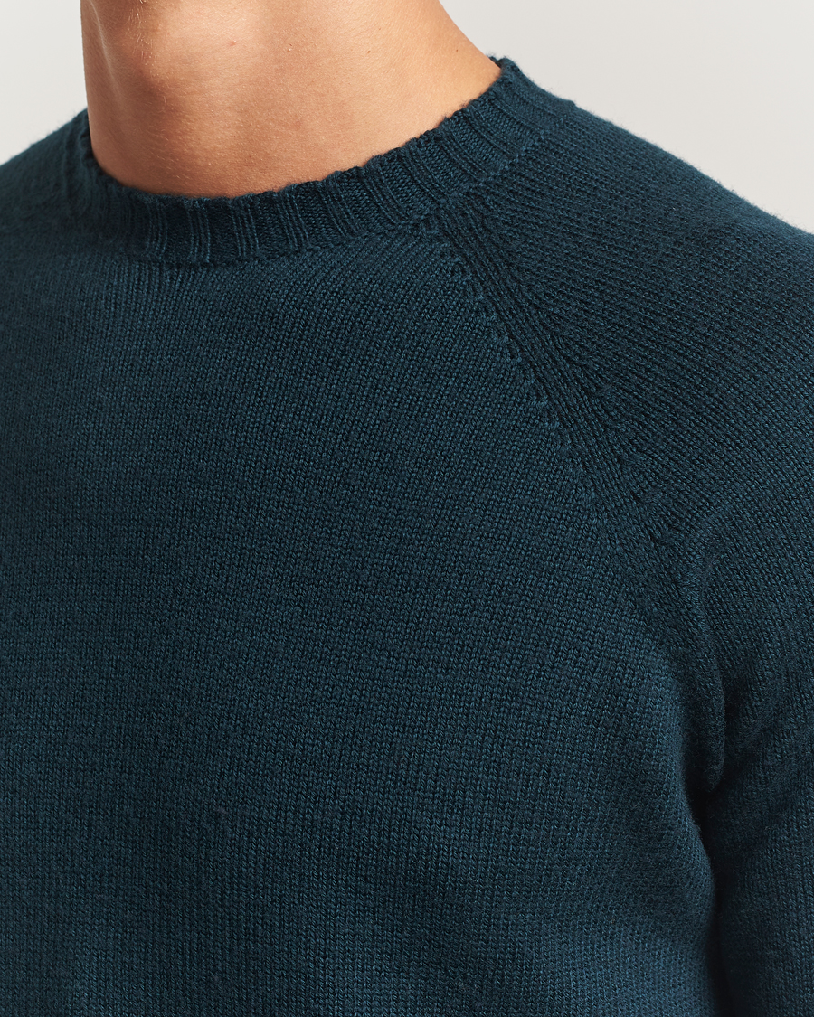 Herren | Pullover | John Smedley | Denver Extra Fine Merino Crew Neck Richardson Green