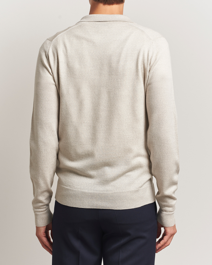 Herren | Pullover | John Smedley | Alston Extra Fine Merino Full Zip Grey Fleece