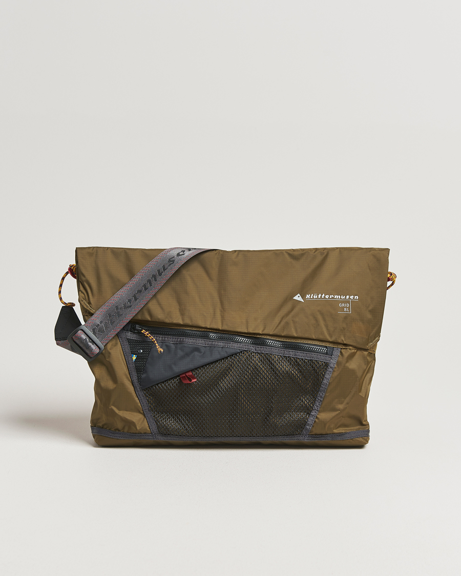 Herren | Taschen | Klättermusen | Grid Messenger Bag Olive