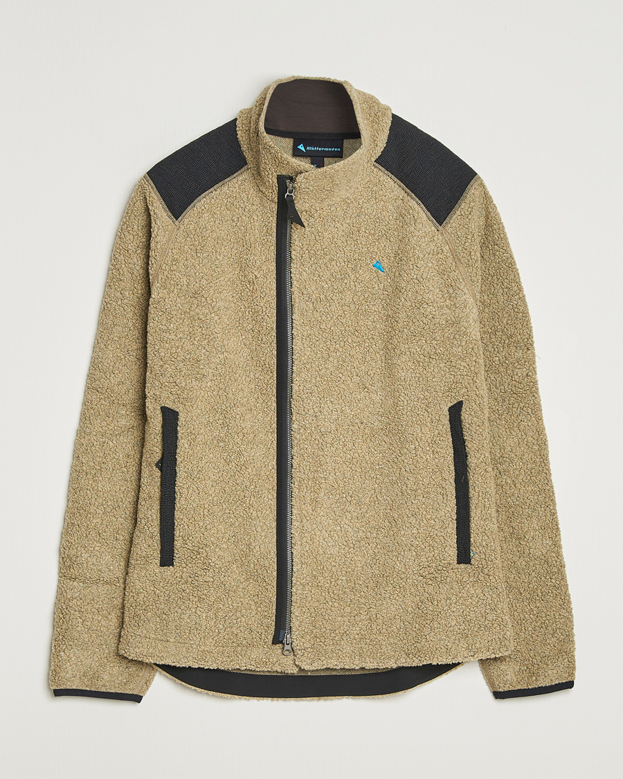 Herren | Pullover | Klättermusen | Skoll Wool Fleece Jacket Silver Green