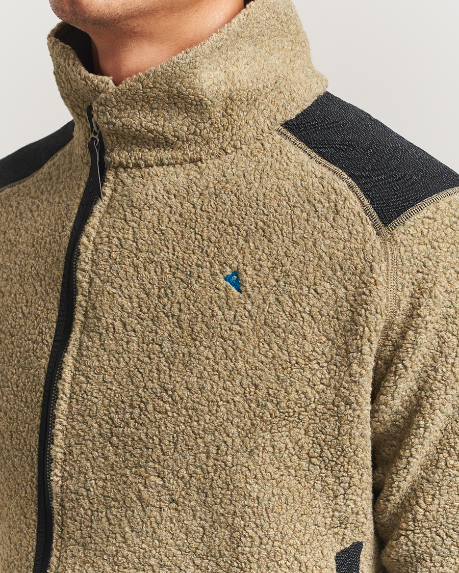Herren | Pullover | Klättermusen | Skoll Wool Fleece Jacket Silver Green
