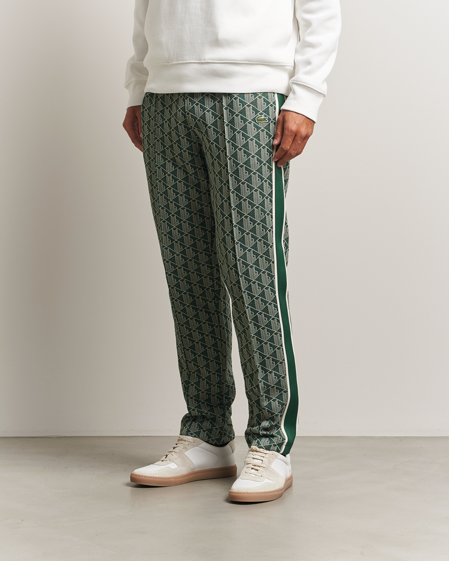 Herren | Hosen | Lacoste | Monogram Track Pants Green/Sinople