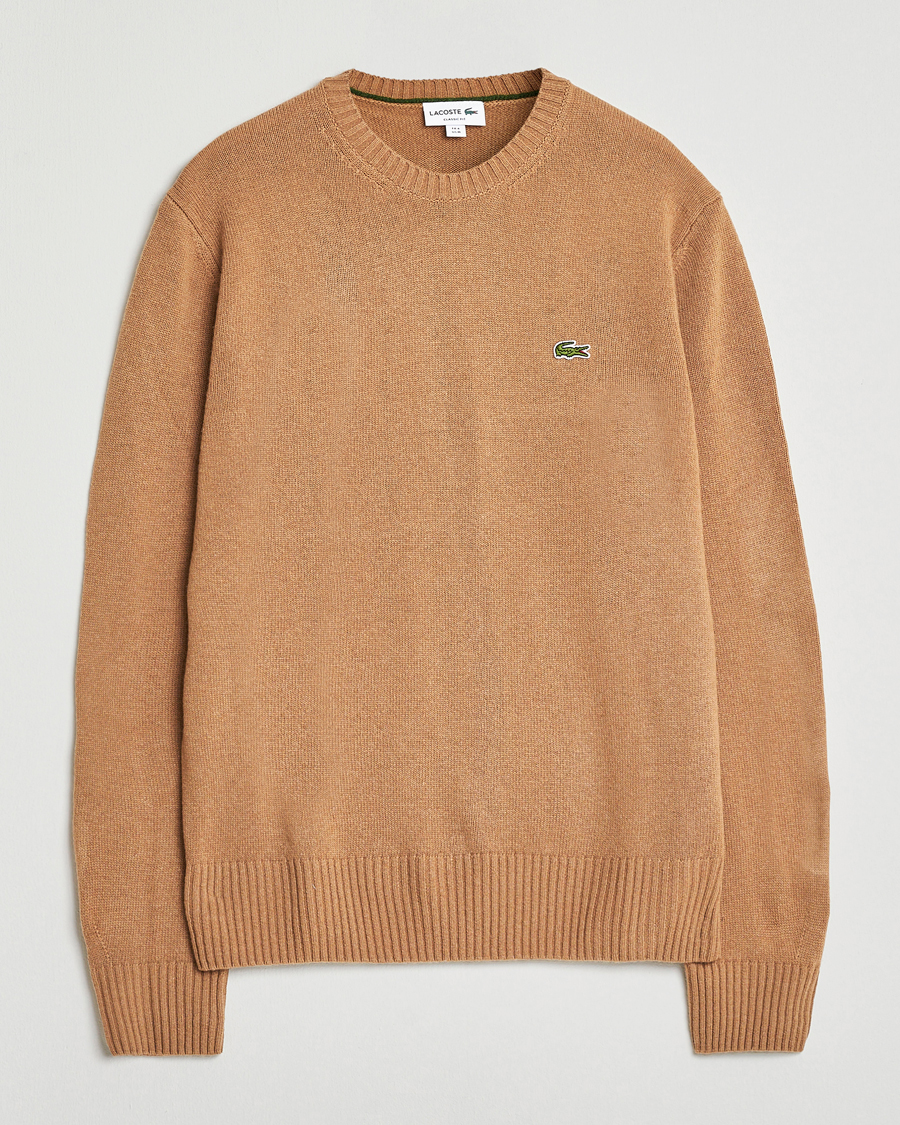 Herren | Pullover | Lacoste | Carded Wool Crew Neck Datte Chine