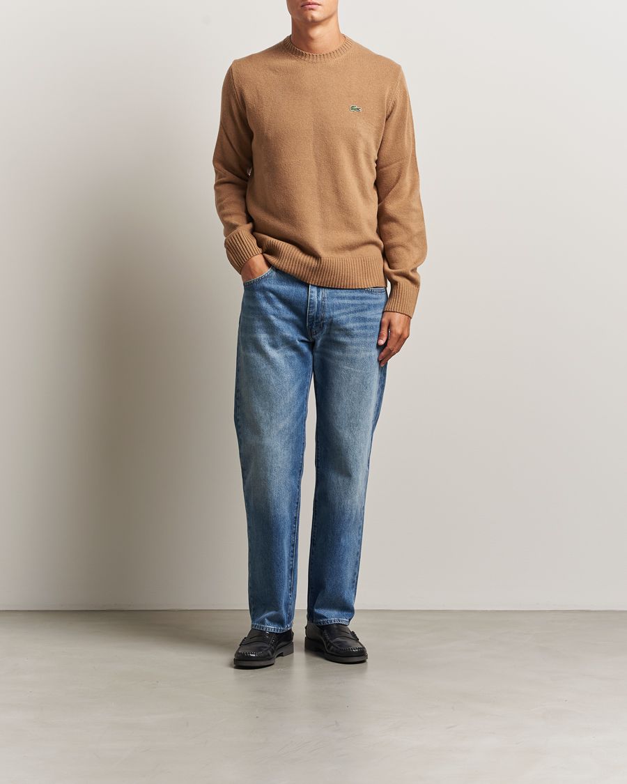 Herren | Pullover | Lacoste | Carded Wool Crew Neck Datte Chine