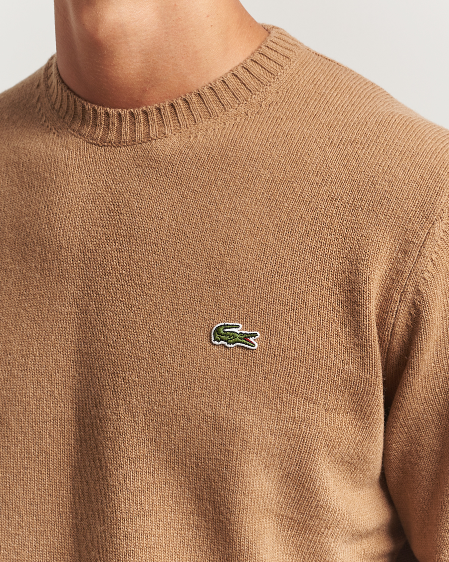 Herren | Pullover | Lacoste | Carded Wool Crew Neck Datte Chine