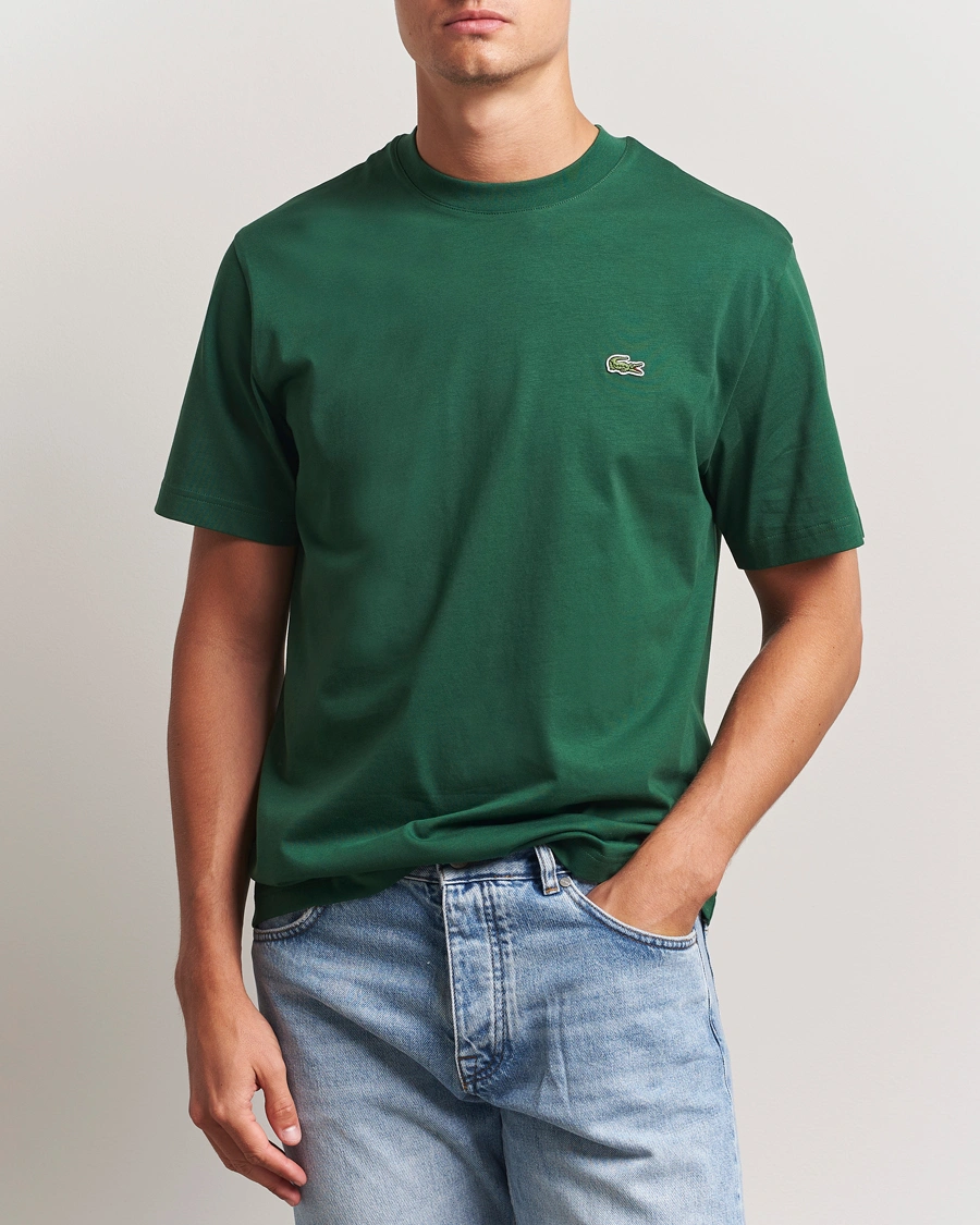 Herren | T-Shirts | Lacoste | Crew Neck T-Shirt Green