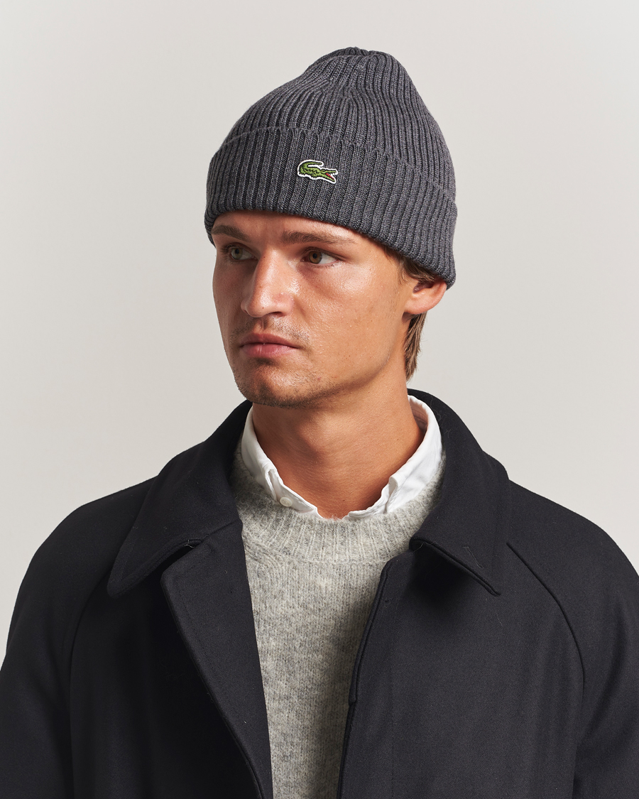 Herren | Mützen | Lacoste | Wool Knitted Beanie Pitch Chine