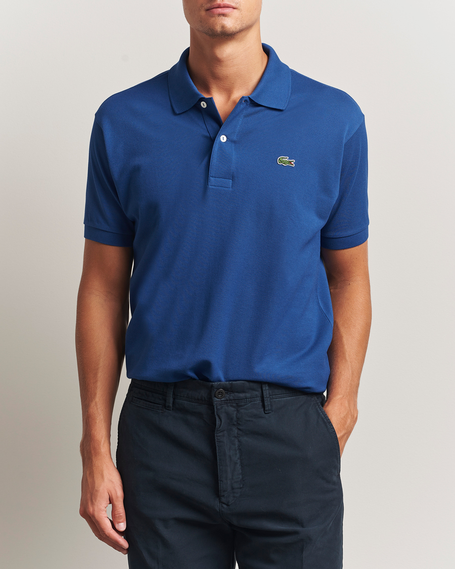 Herren | Poloshirts | Lacoste | Original Polo Piké France Blue