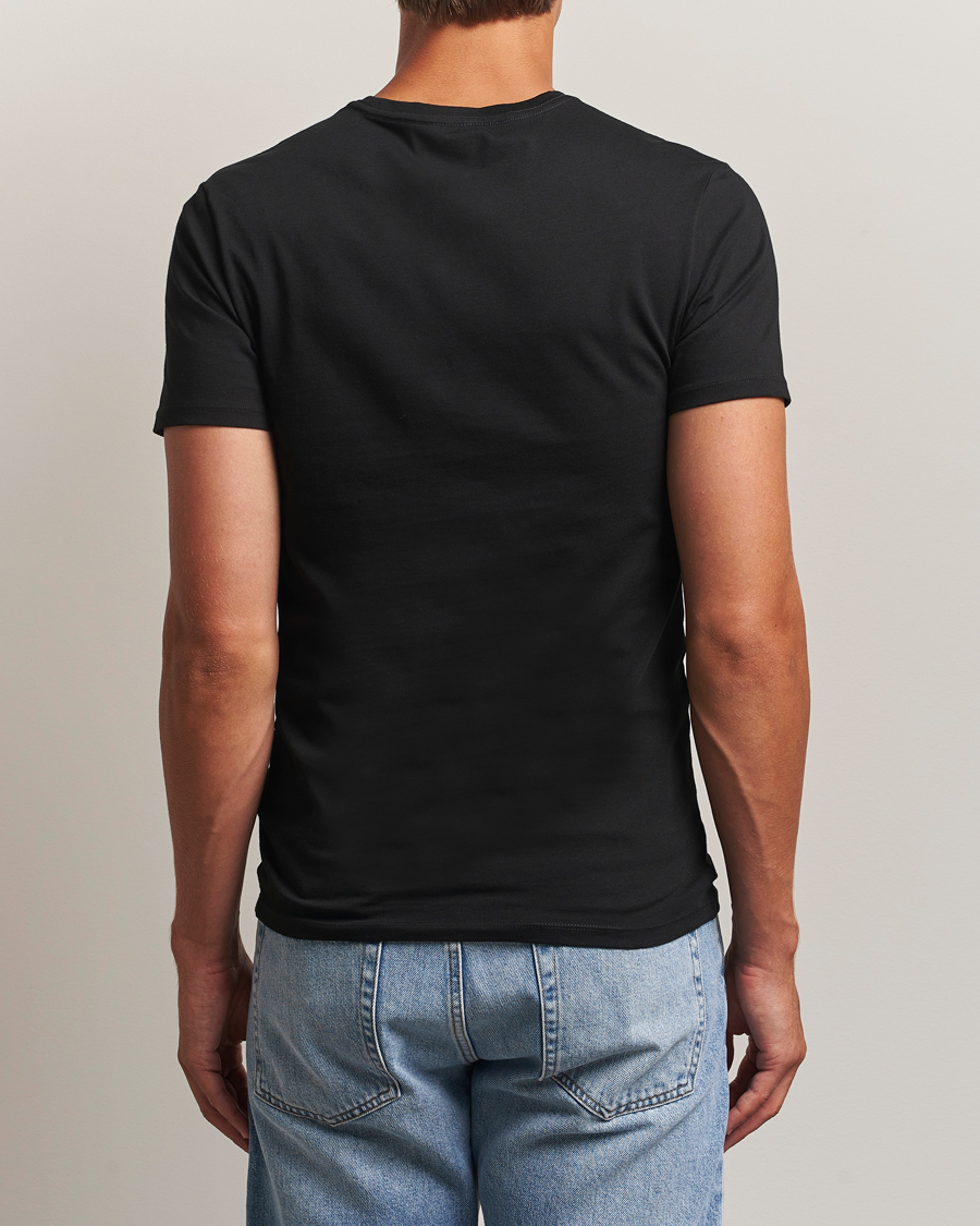 Herren | T-Shirts | Lacoste | 3-Pack Crew Neck T-Shirt Black
