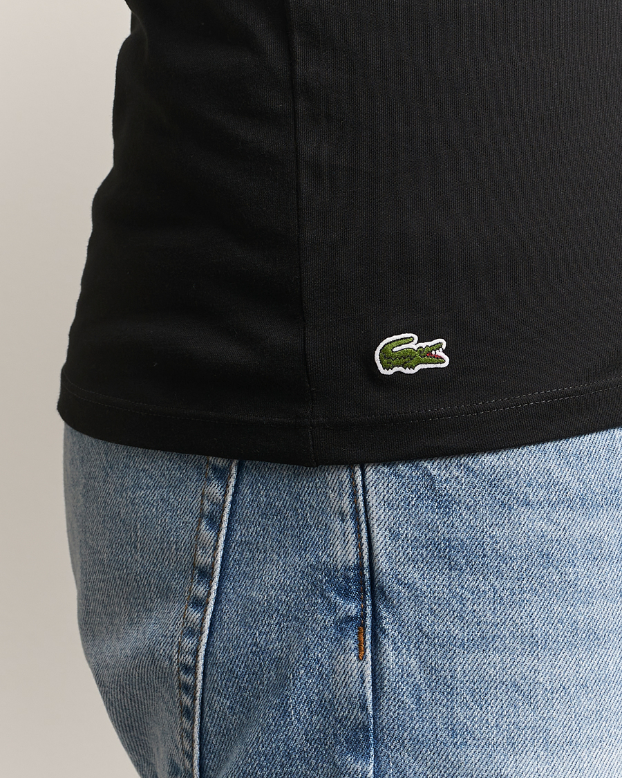 Herren | T-Shirts | Lacoste | 3-Pack Crew Neck T-Shirt Black