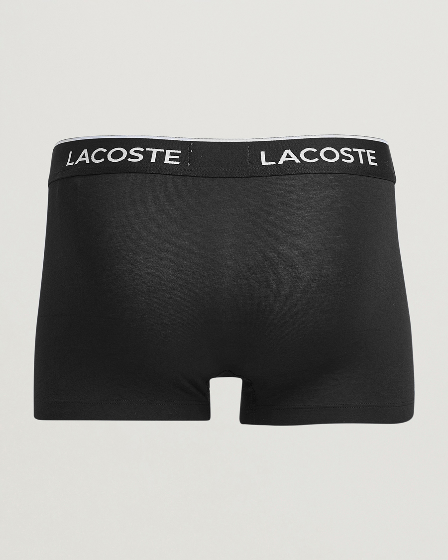 Herren | Unterwäsche | Lacoste | 3-Pack Stretch Cotton Trunks Black