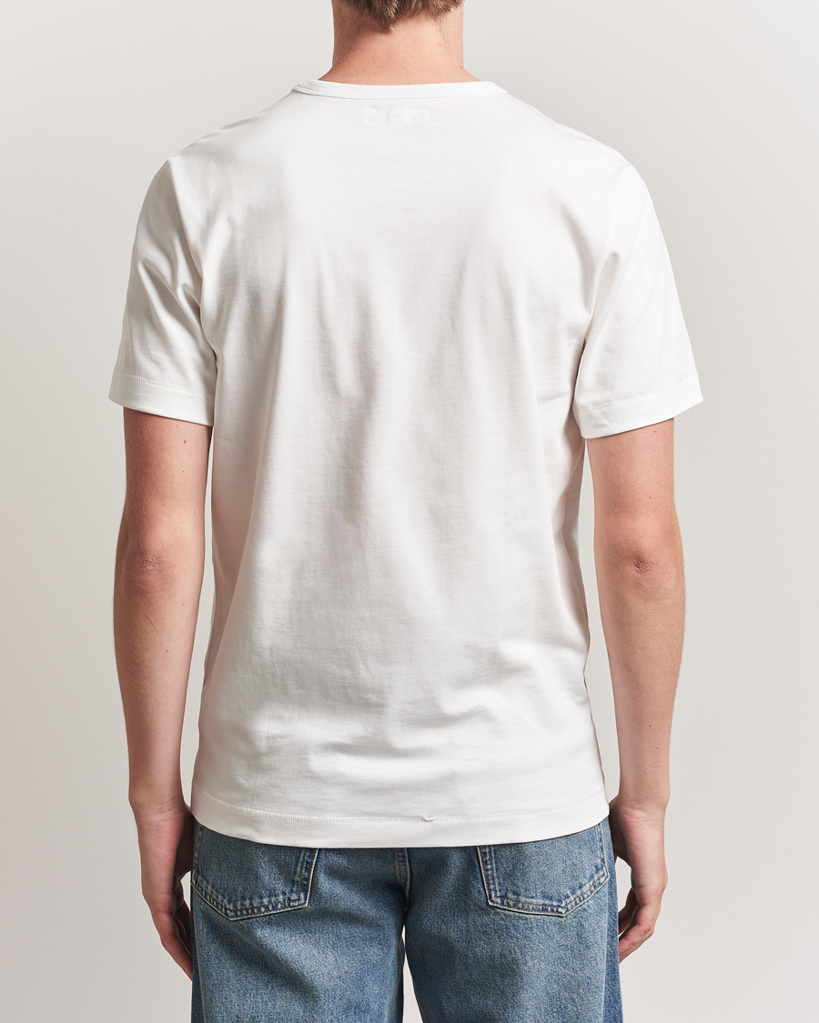 Herren | T-Shirts | Merz b. Schwanen | Classic Fit Sturdy Loopwheeled T-Shirt White
