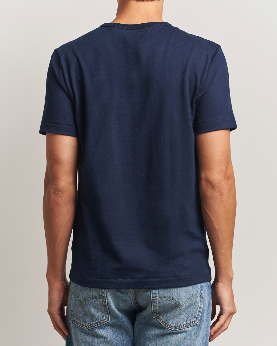 Herren | T-Shirts | Merz b. Schwanen | Classic Fit Sturdy T-Shirt Ink Blue