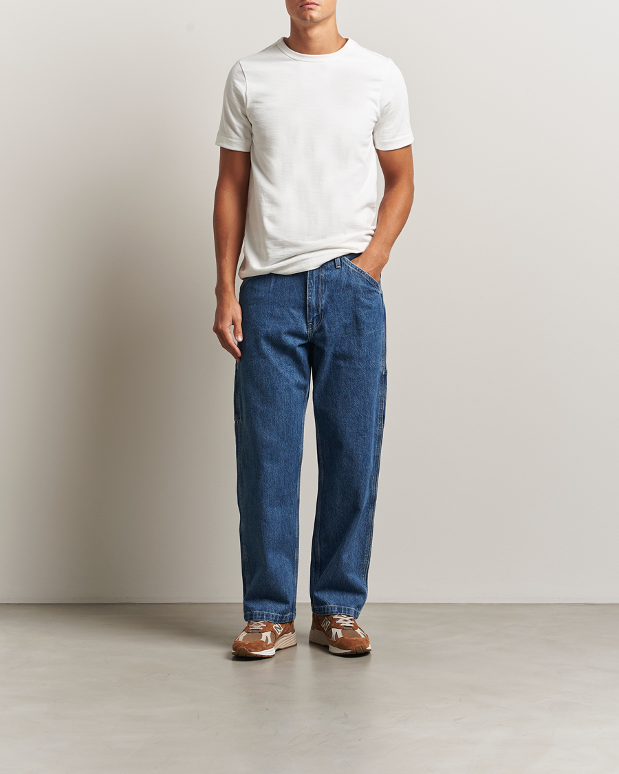 Herren | T-Shirts | Merz b. Schwanen | Relaxed Fit Loopwheeled Heavy T-Shirt White