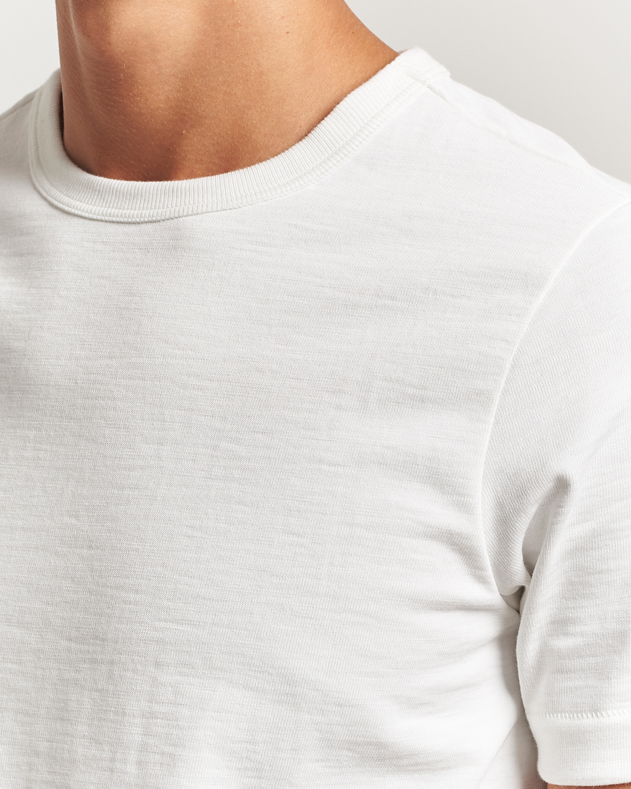 Herren | T-Shirts | Merz b. Schwanen | Relaxed Fit Loopwheeled Heavy T-Shirt White