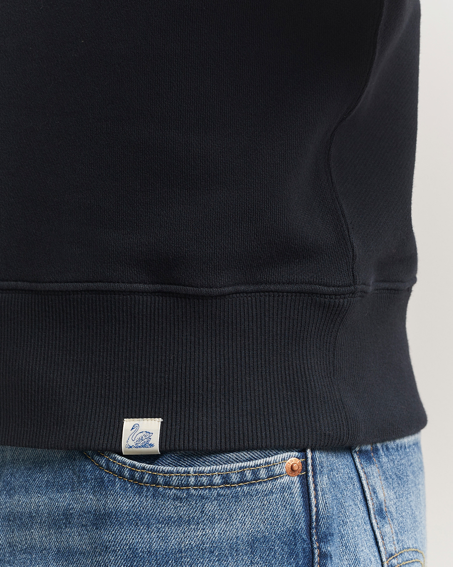 Herren | Pullover | Merz b. Schwanen | Relaxed Fit Vintage Cotton Sweatshirt Charcoal