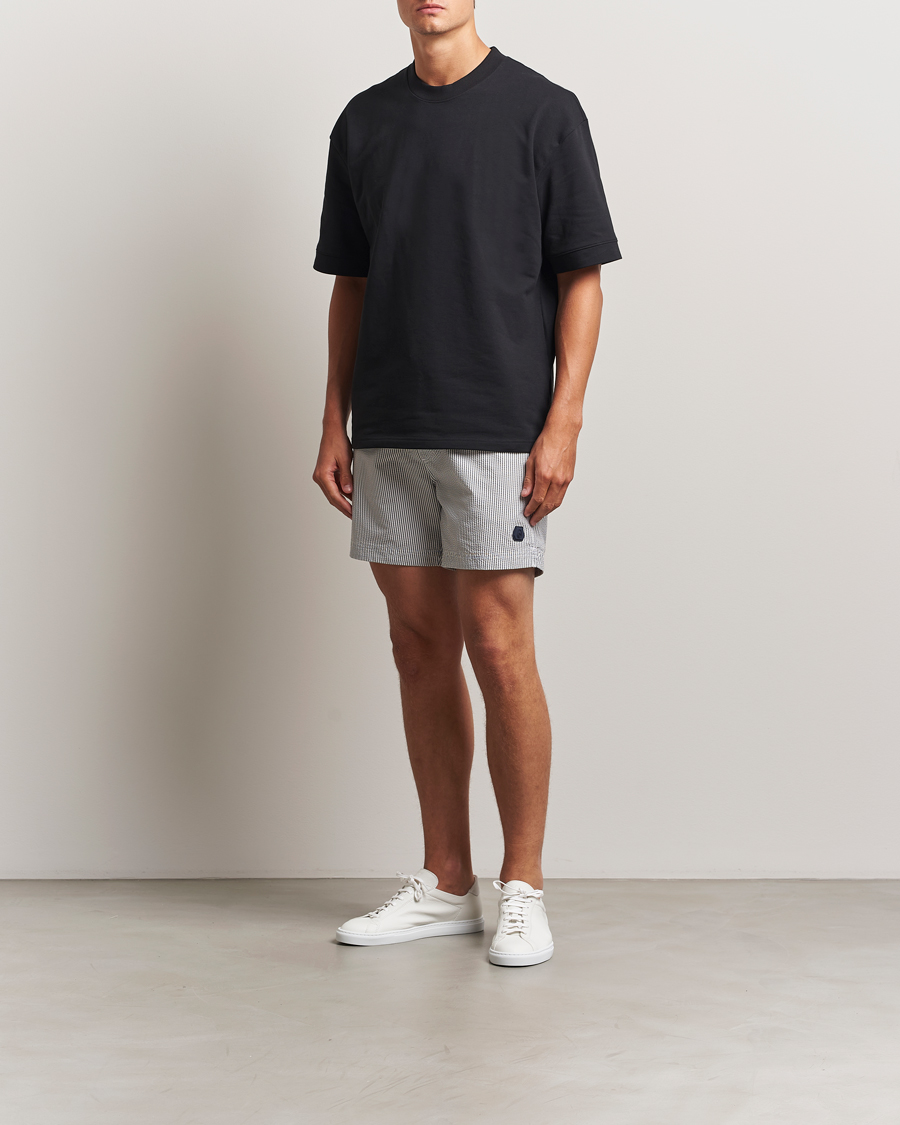 Herren | Badehosen | Sail Racing | Tornado Striped Swimshorts Navy/White
