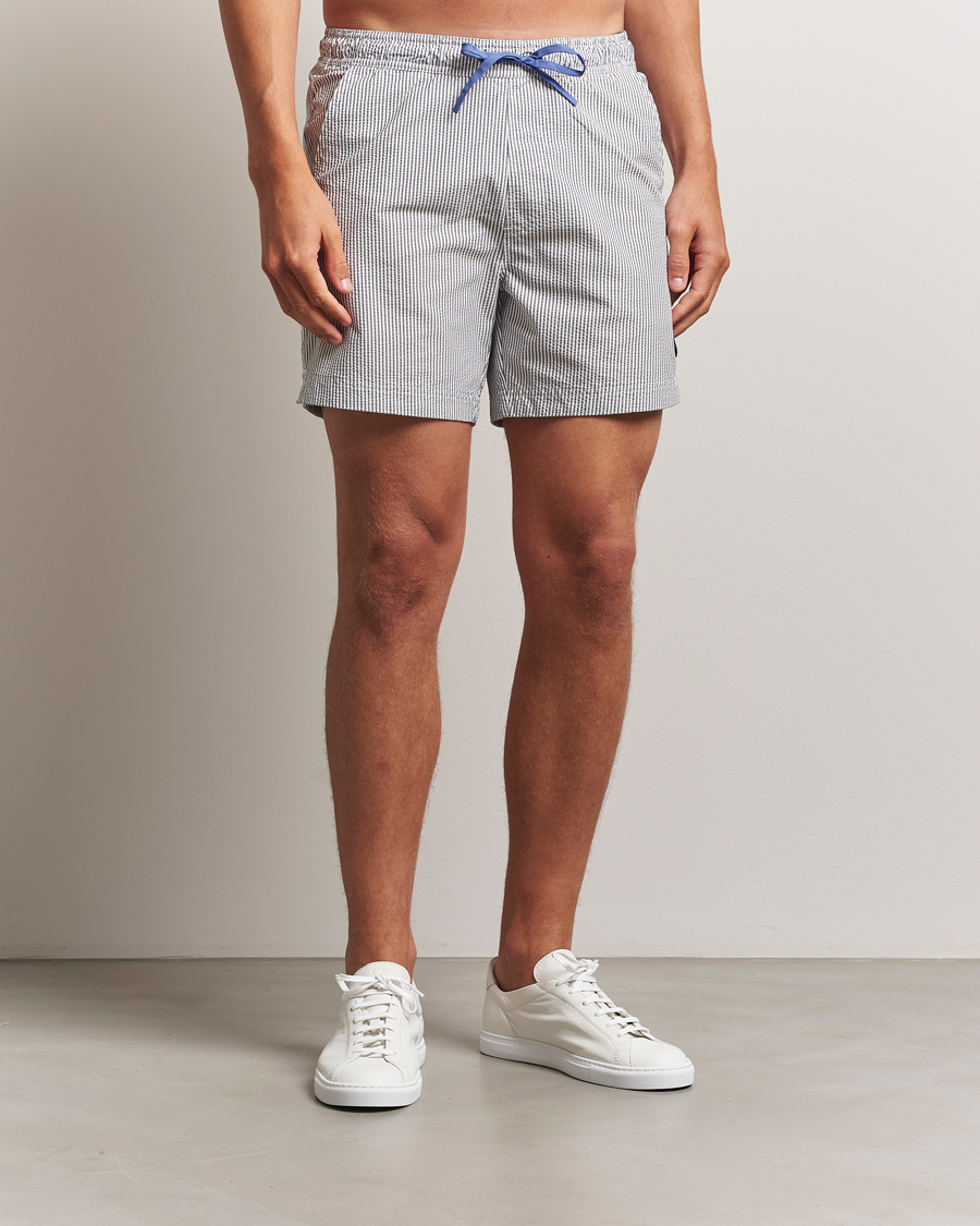 Herren | Badehosen | Sail Racing | Tornado Striped Swimshorts Navy/White