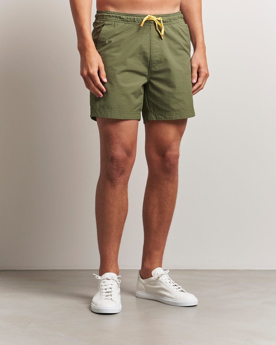 Herren | Badehosen | Sail Racing | Tornado Striped Swimshorts Modern Green