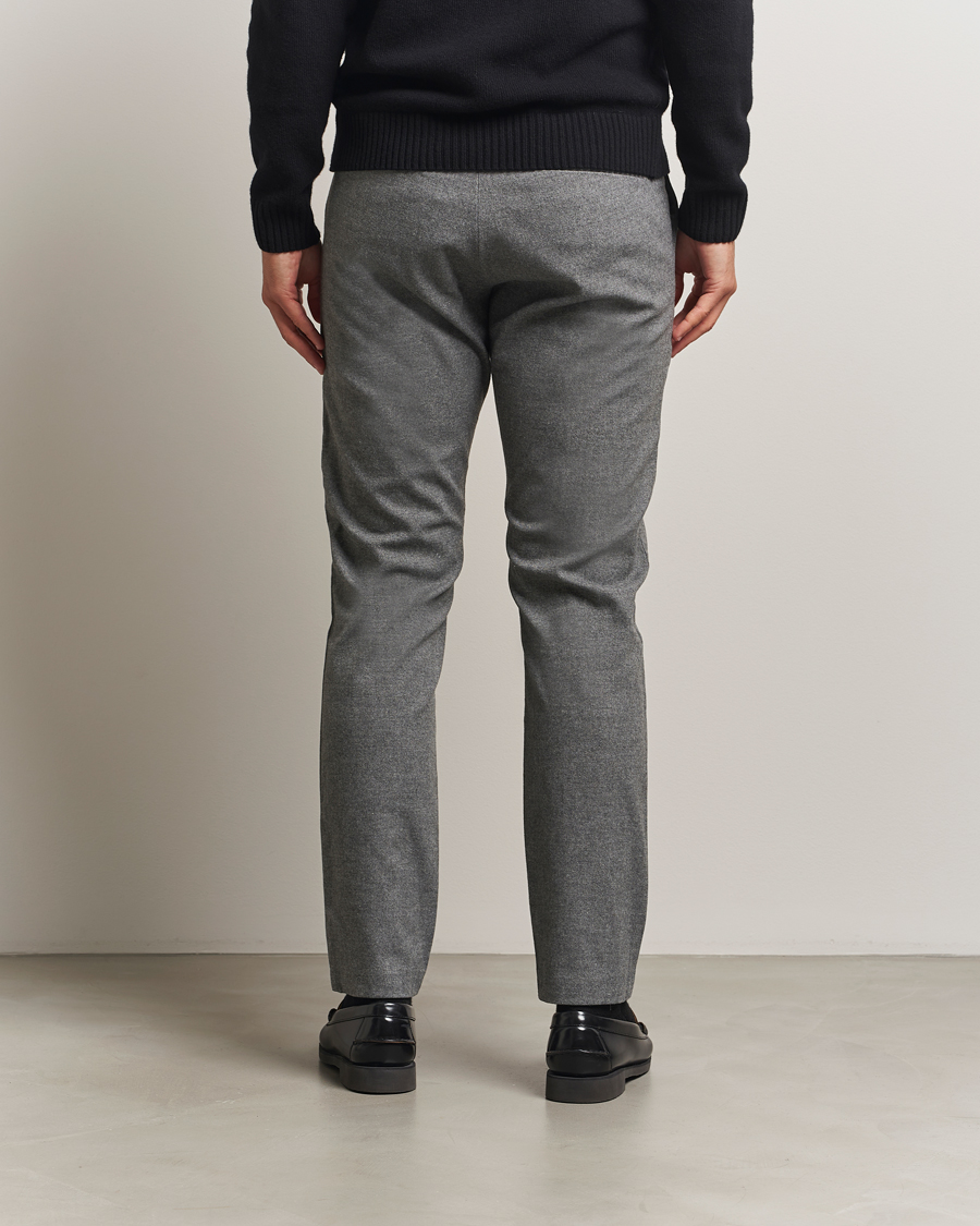 Herren | Hosen | NN07 | Theo Brushed Cotton Trousers Dark Grey