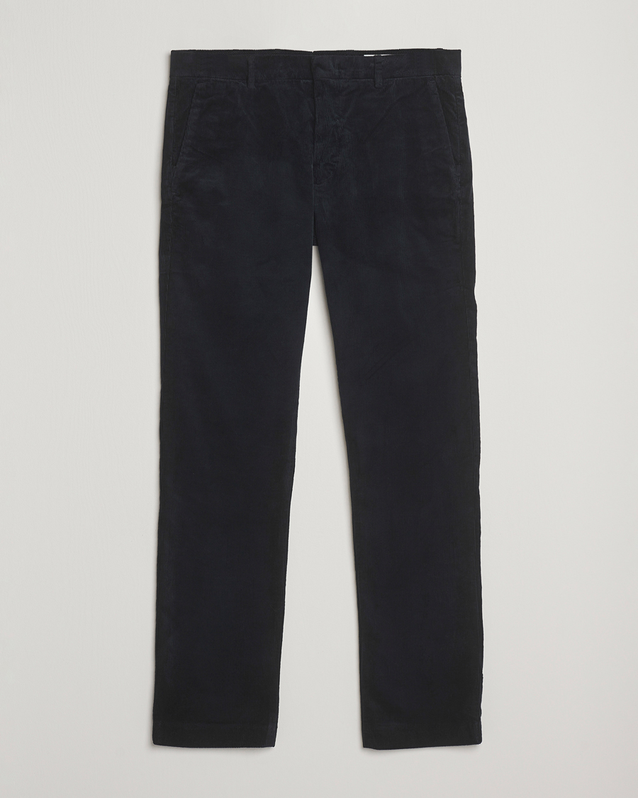 Herren | Hosen | NN07 | Theo Regular Fit Corduroy Chinos Navy Blue