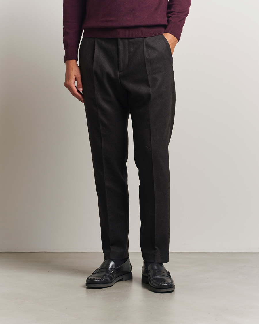 Herren | Hosen | NN07 | Bill Wool Pleated Trousers Brown