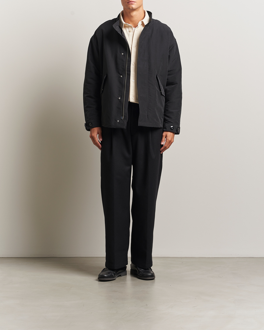 Herren | Hosen | NN07 | Kay Wool Pleated Trousers Black