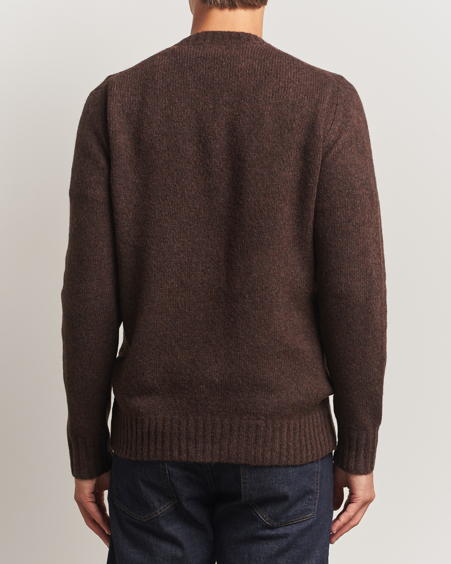 Herren | Pullover | NN07 | Lee Wool Knitted Sweater Demitasse Brown
