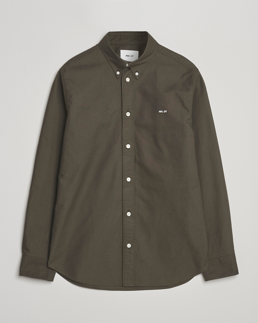 Herren | Hemden | NN07 | Colby Oxford Shirt Dark Army