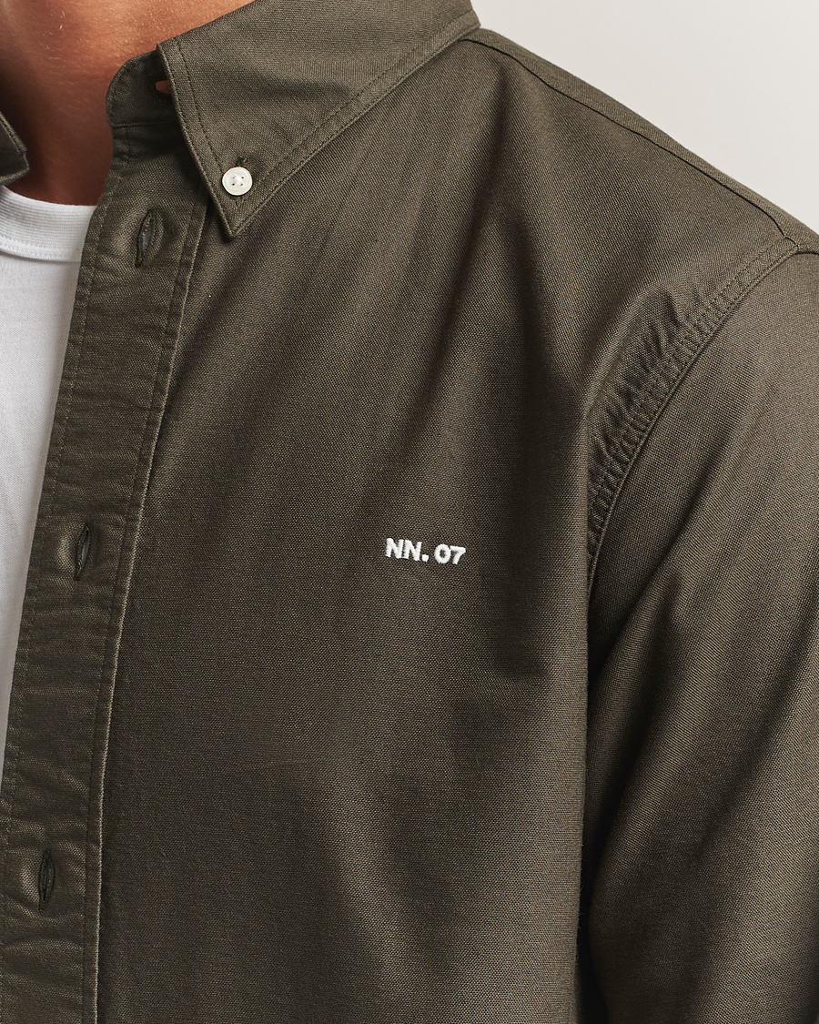 Herren | Hemden | NN07 | Colby Oxford Shirt Dark Army