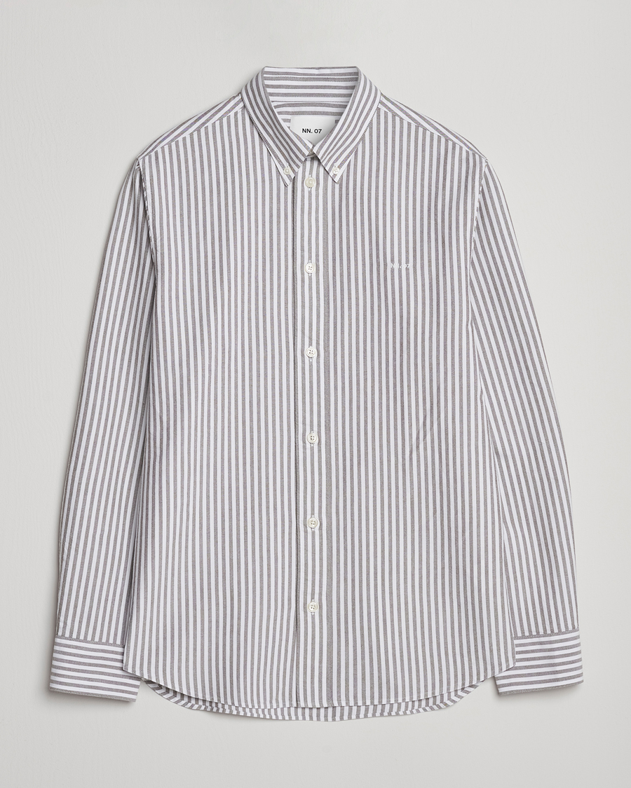 Herren | Hemden | NN07 | Colby Oxford Shirt Brown/White