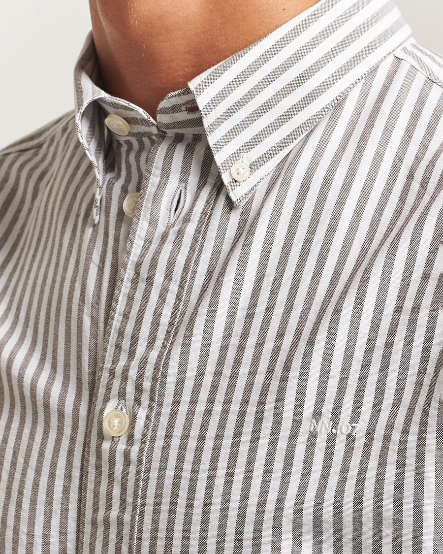 Herren | Hemden | NN07 | Colby Oxford Shirt Brown/White