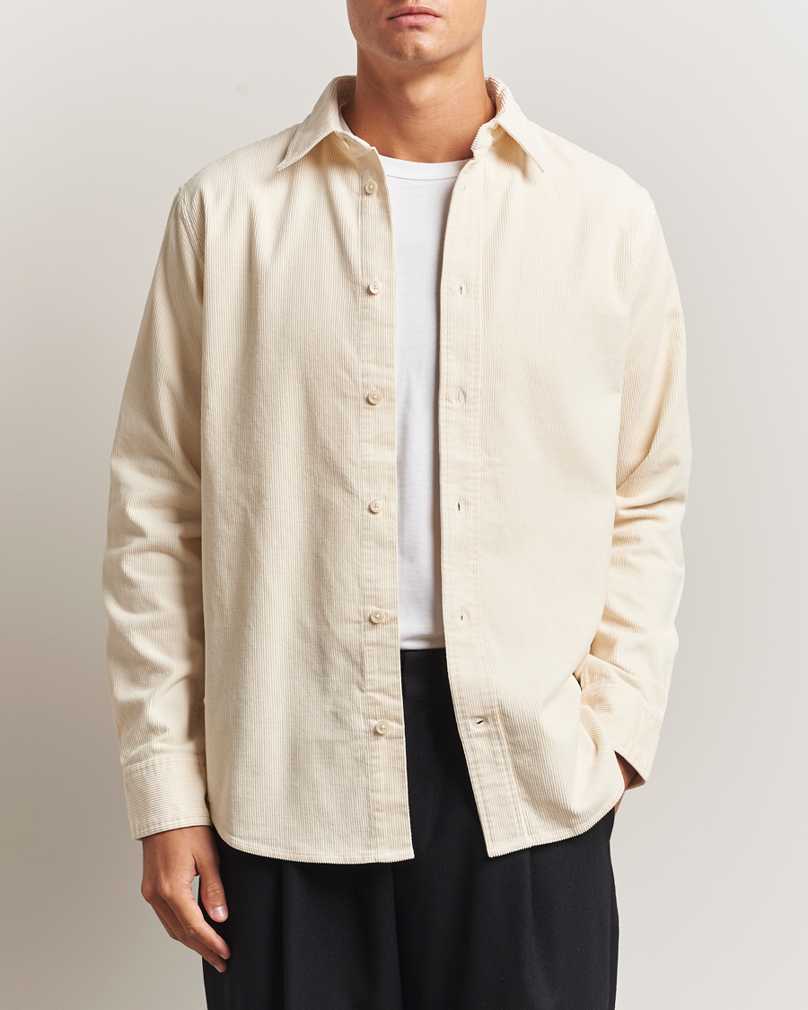 Herren | Hemden | NN07 | Colby Corduroy Overshirt Ivory