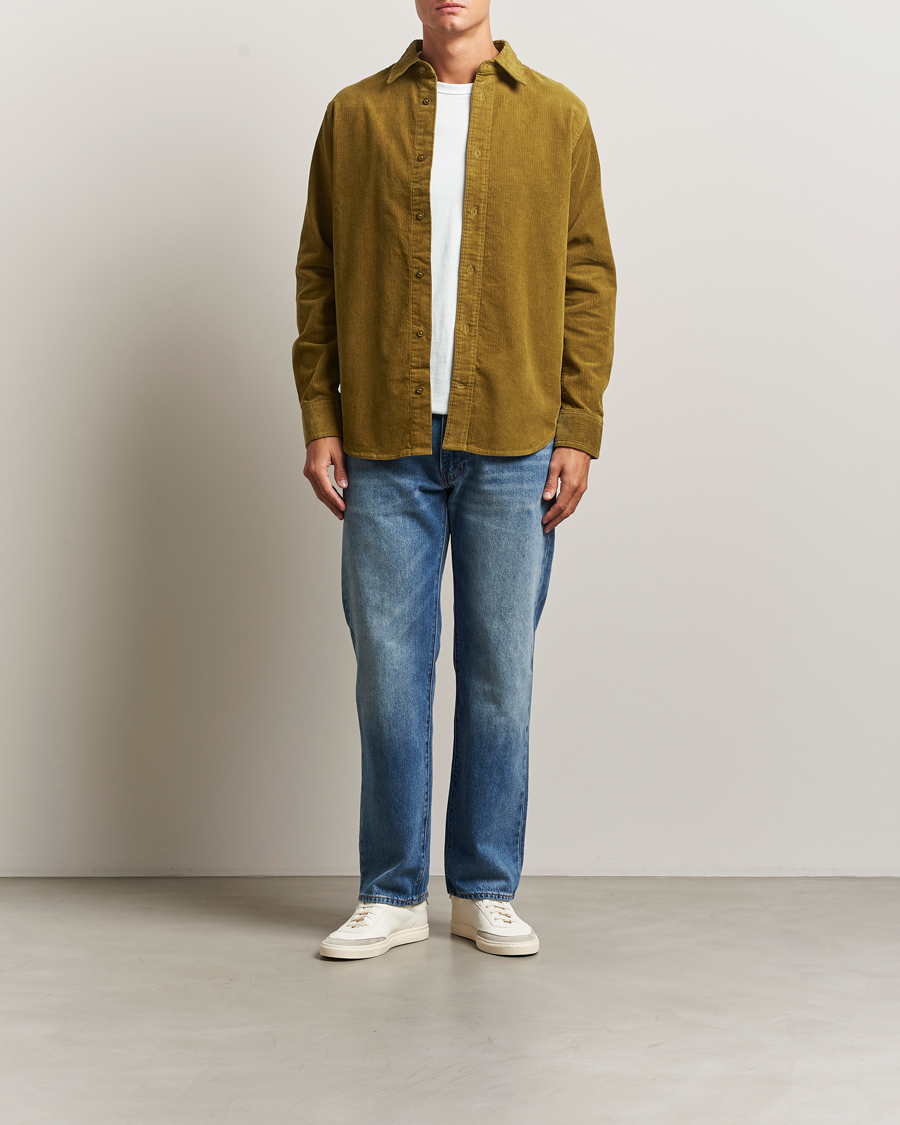 Herren | Hemden | NN07 | Colby Corduroy Overshirt Firene Green