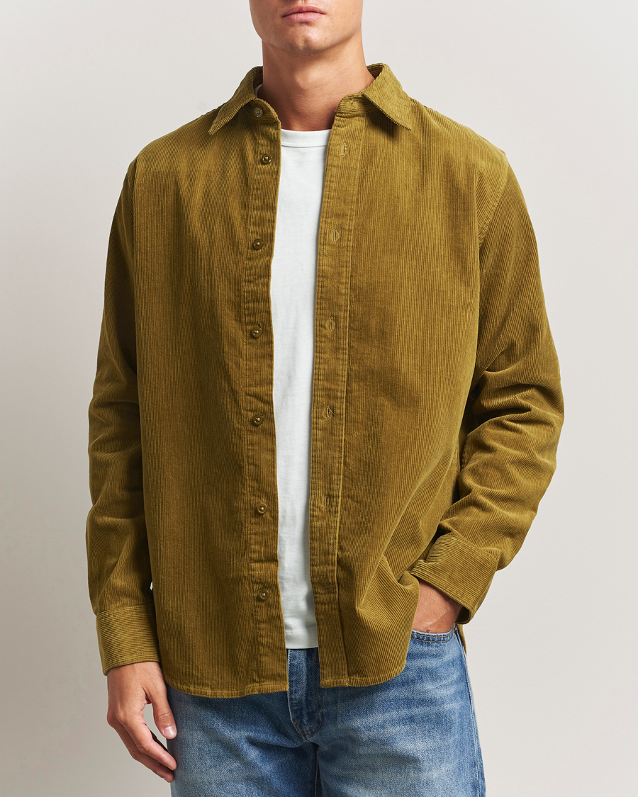 Herren | Hemden | NN07 | Colby Corduroy Overshirt Firene Green