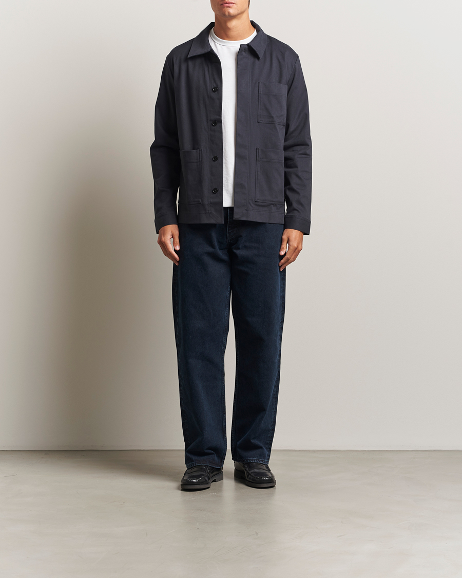 Herren | Hemden | NN07 | Olav Cotton Overshirt Deep Navy