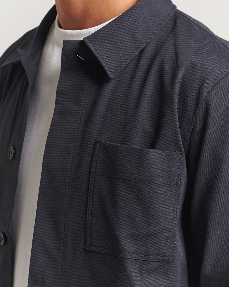 Herren | Hemden | NN07 | Olav Cotton Overshirt Deep Navy