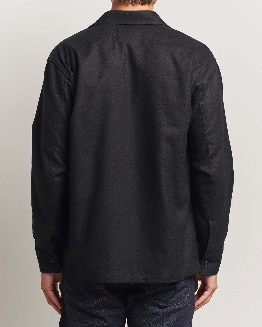 Herren | Hemden | NN07 | Freddy Wool Overshirt Black