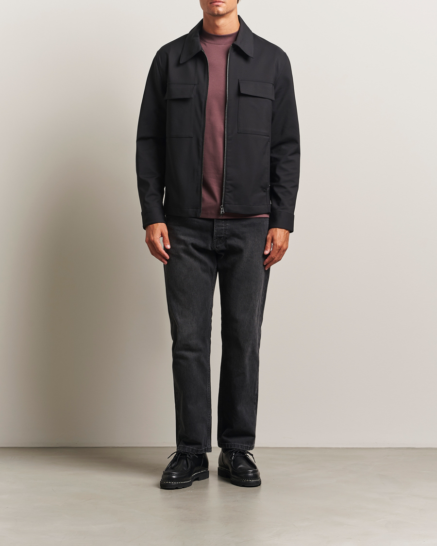 Herren | Hemden | NN07 | Alban Technical Overshirt Black