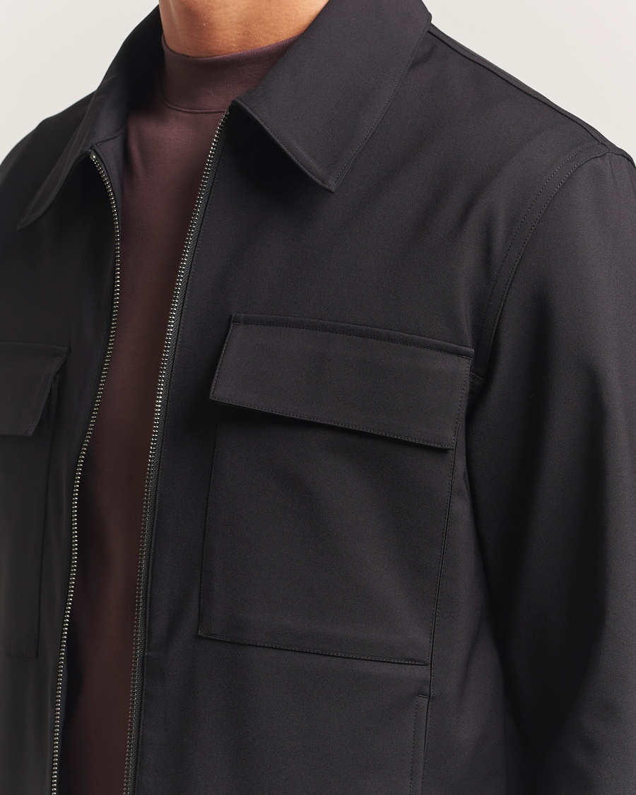 Herren | Hemden | NN07 | Alban Technical Overshirt Black