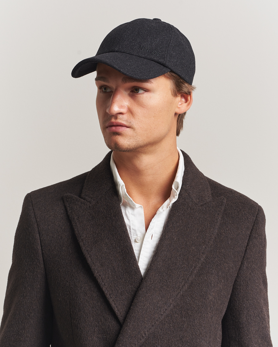 Herren | Hüte & Mützen | NN07 | Boiled Wool Cap Antrachite