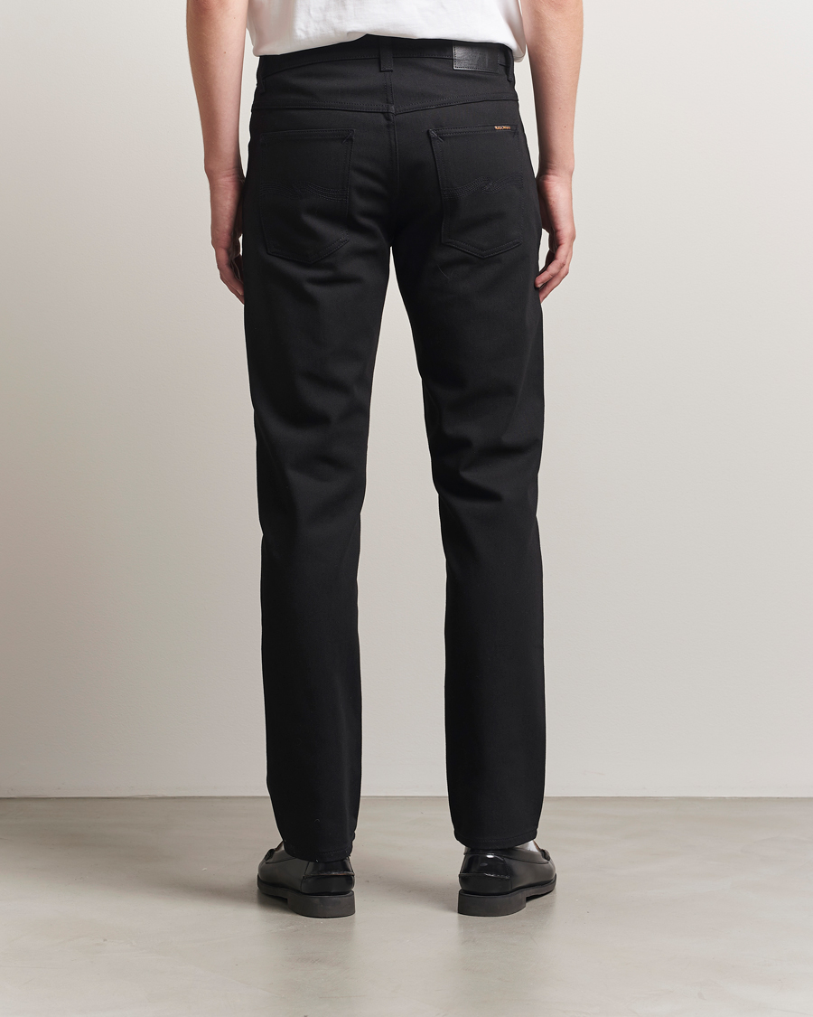 Herren | Jeans | Nudie Jeans | Solid Ollie Jeans Dry Pure Black